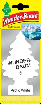 Wunderbaum Arctic White Duftbaum in Weiß – Frischer Autoduft bei Emma Trade GmbH für Tankstellen und Kioske - Verpackt